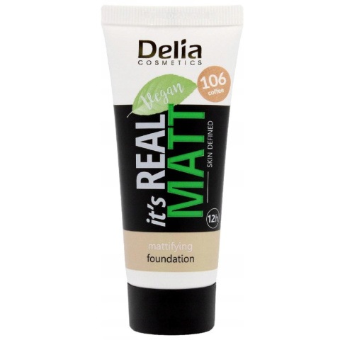 Delia Real Matt 106 Podkład Matujący 30ml