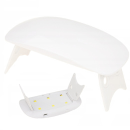 LAMPA UV DO PAZNOKCI 6 LED MINI HYBRYDY ŻELE 6w