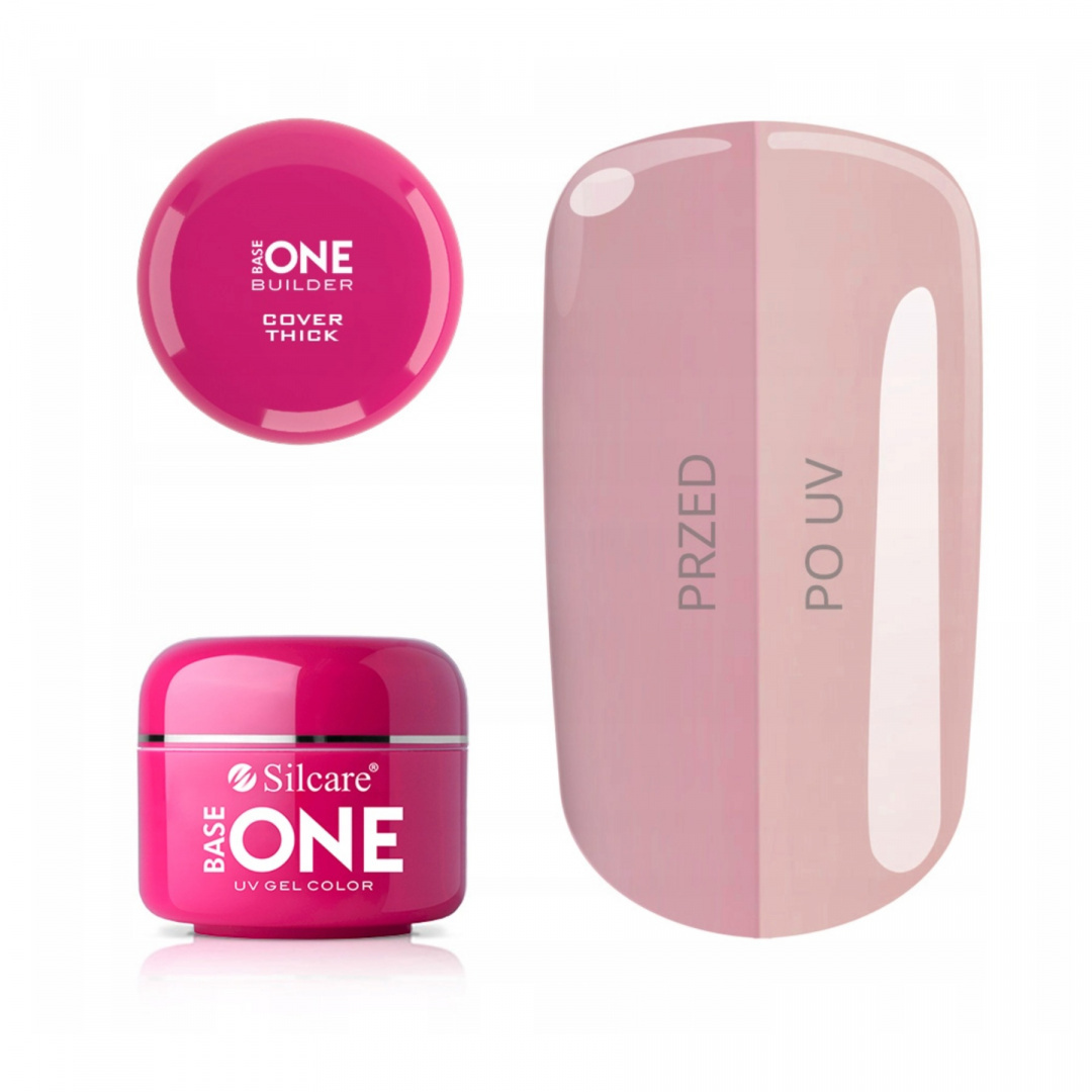 Silcare Base One Cover Thick UV Żel budujący 30g Silcare Base One Cover Thick UV Żel budujący 30g