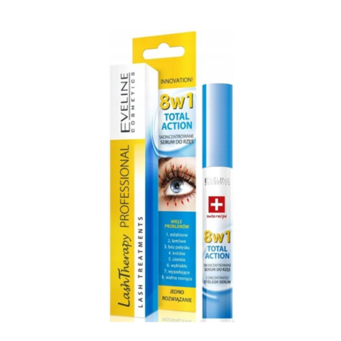 Eveline Lash Therapy Professional Total Action Serum Odżywka do Rzęs 8w1