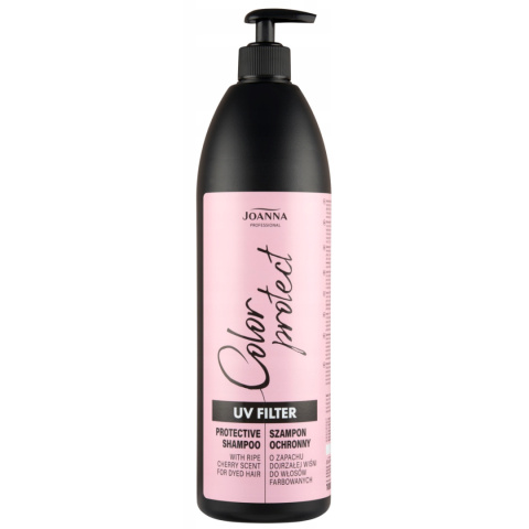 JOANNA PROFESSIONAL Filtr UV Szampon Ochronny do Włosów Wiśnia 1000ml JOANNA PROFESSIONAL Filtr UV Szampon Ochronny do Włosów Wiśnia 1000ml